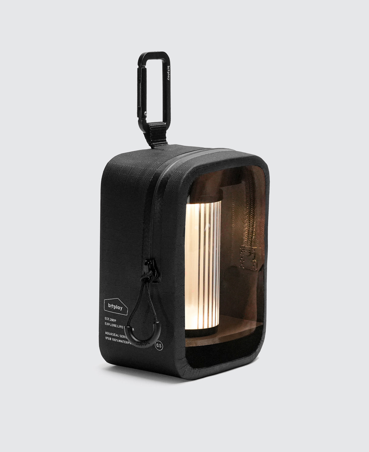 AquaSeal Waterproof Cube with Lamp Display  0.5 L