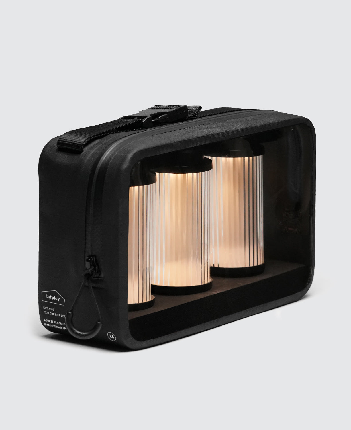 AquaSeal Waterproof Cube with Lamp Display 1.5 L