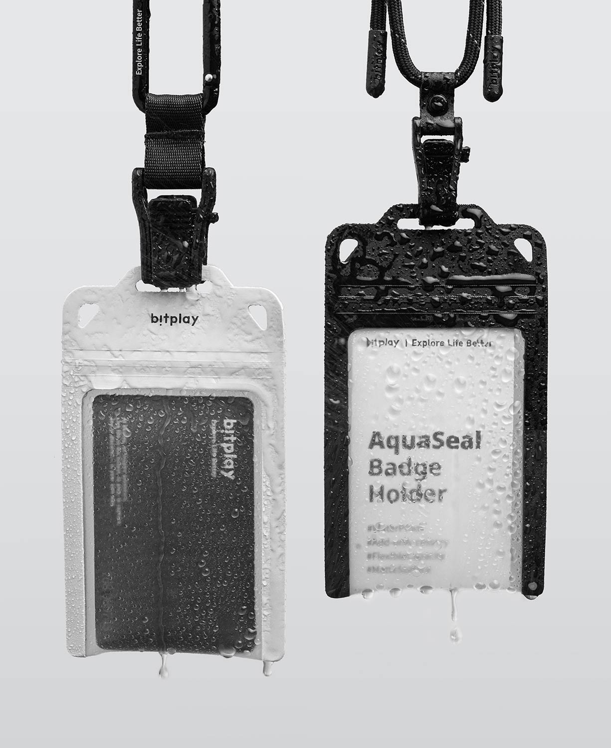 AquaSeal Badge Holder - Grey