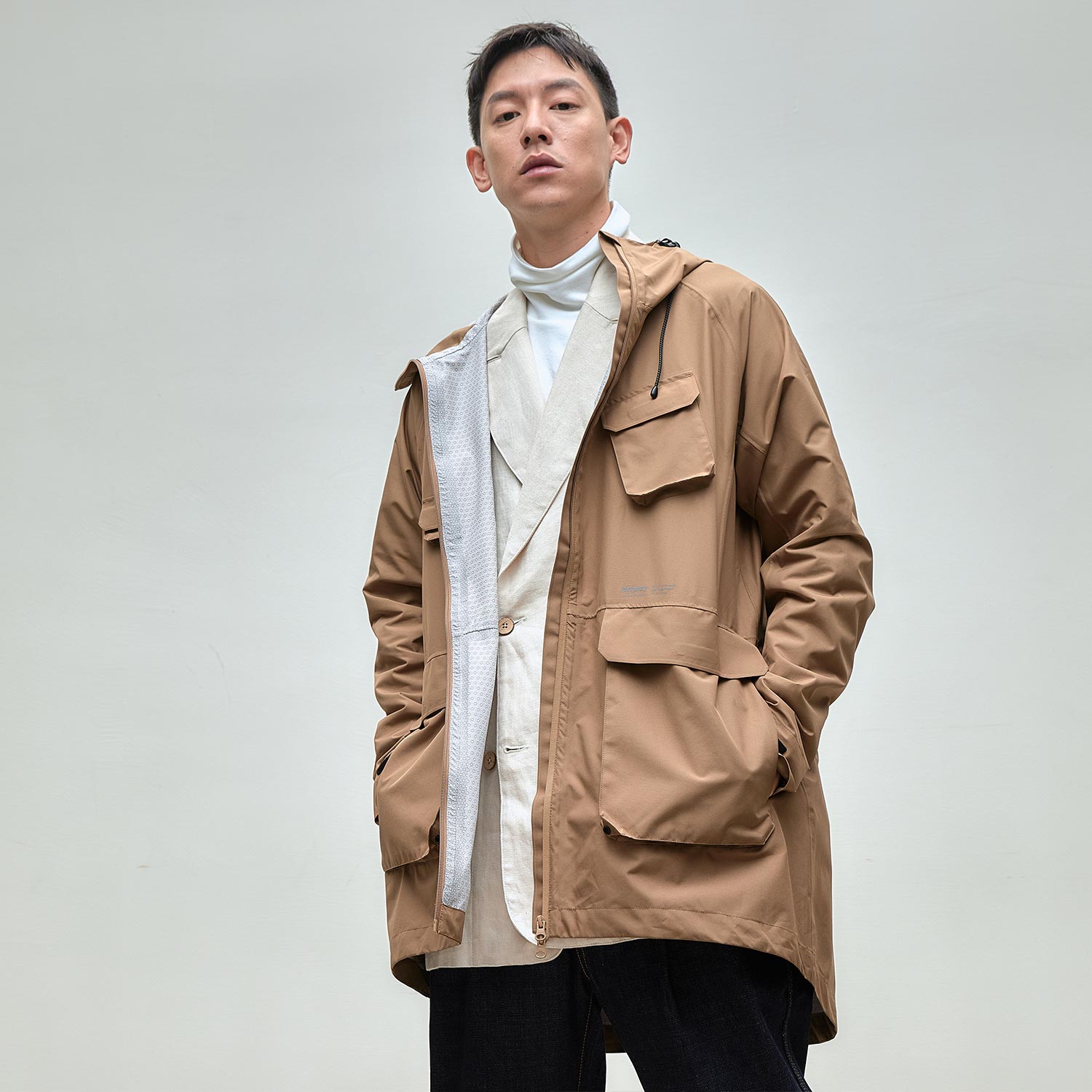 All-Weather Wander Coat -Black