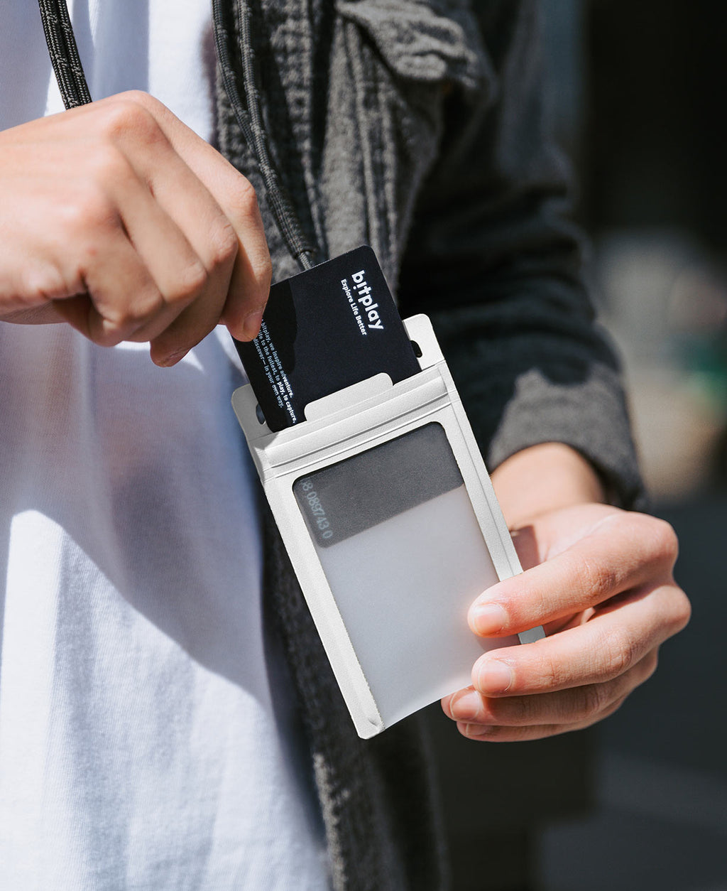 AquaSeal Badge Holder - Grey