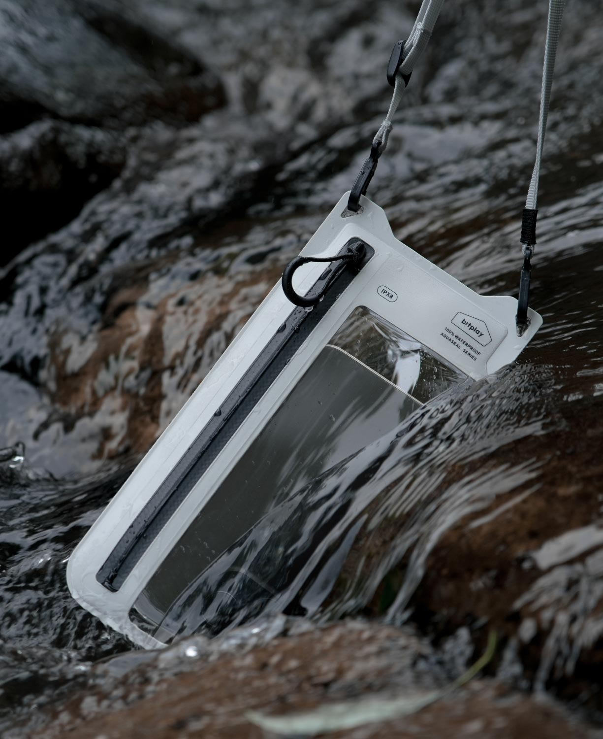AquaSeal Phone Pouch- Dark Black