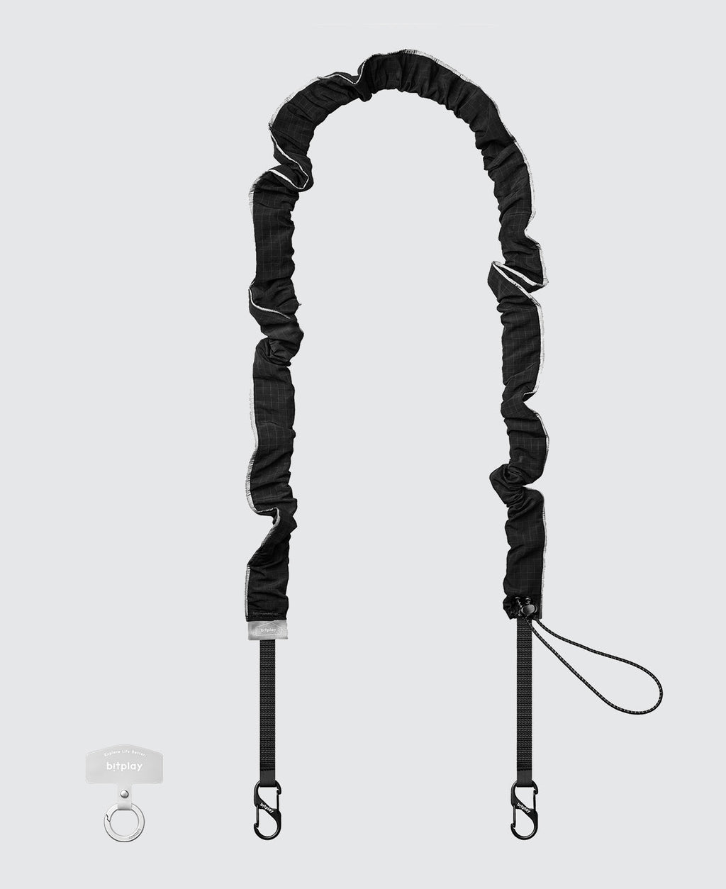 Glow Scrunchie Strap- Black