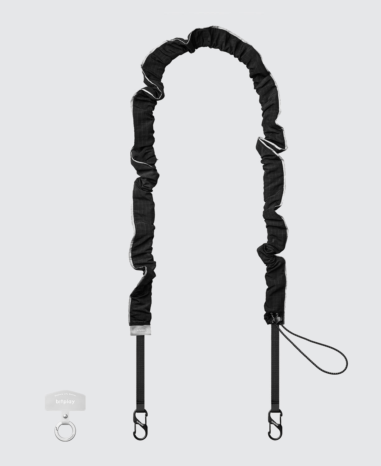 Glow Scrunchie Strap- Black