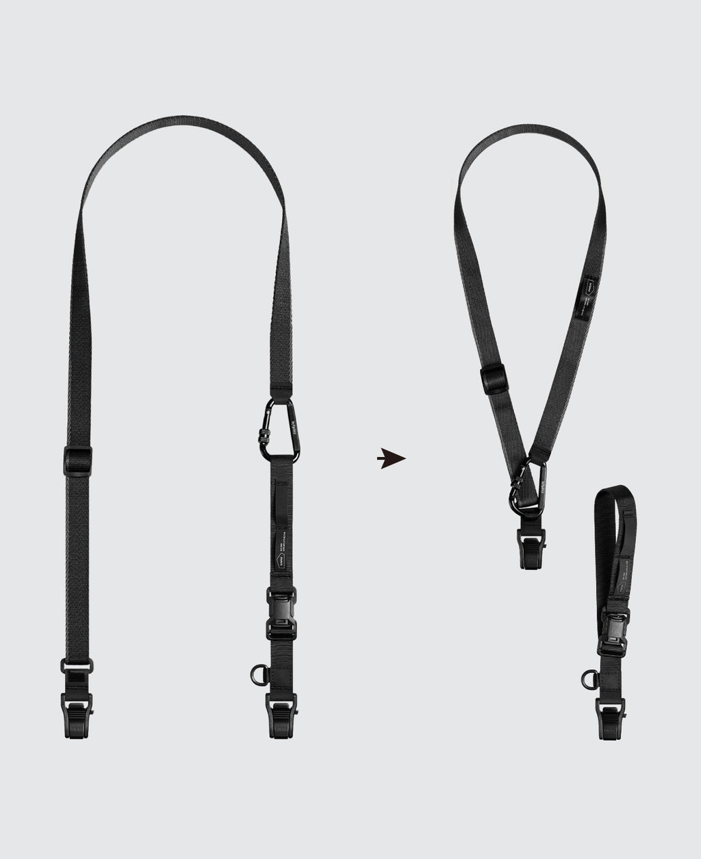 3-in-1 Multi-Use Strap- Black