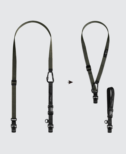 3-in-1 Multi-Use Strap- Moss Grey
