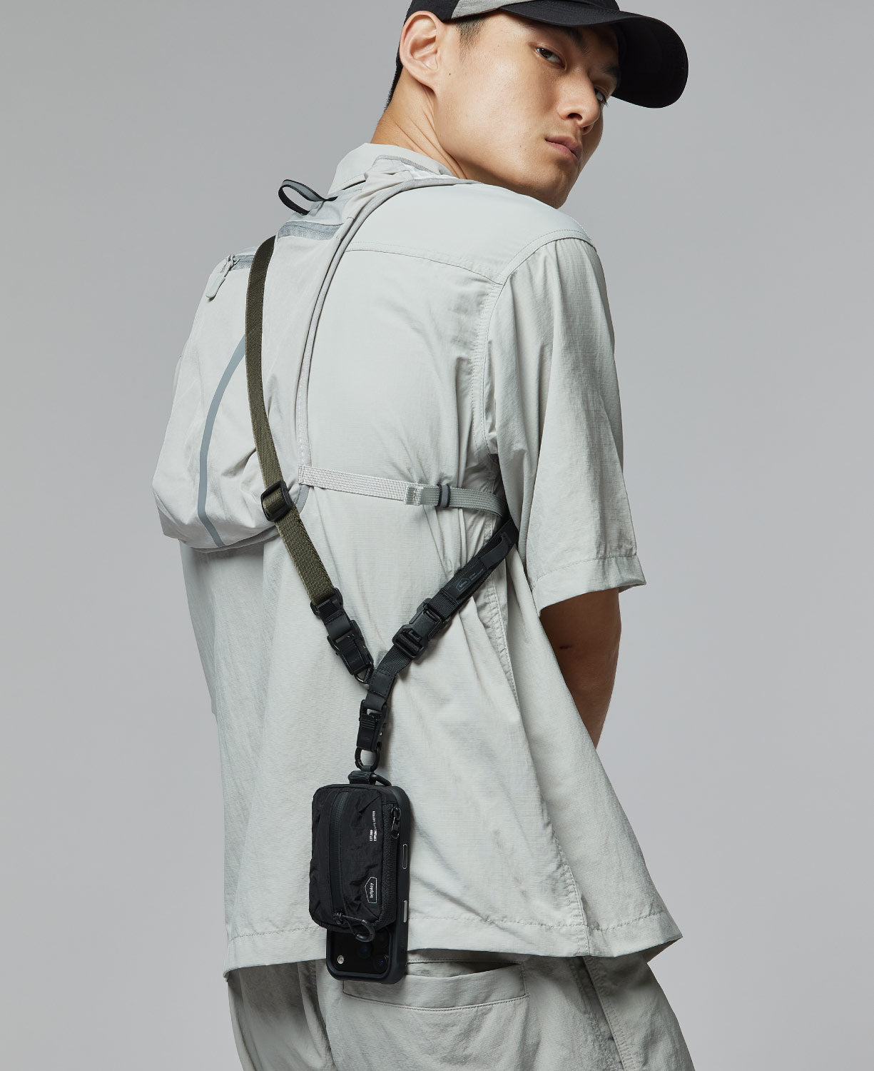 3-in-1 Multi-Use Strap- Moss Grey