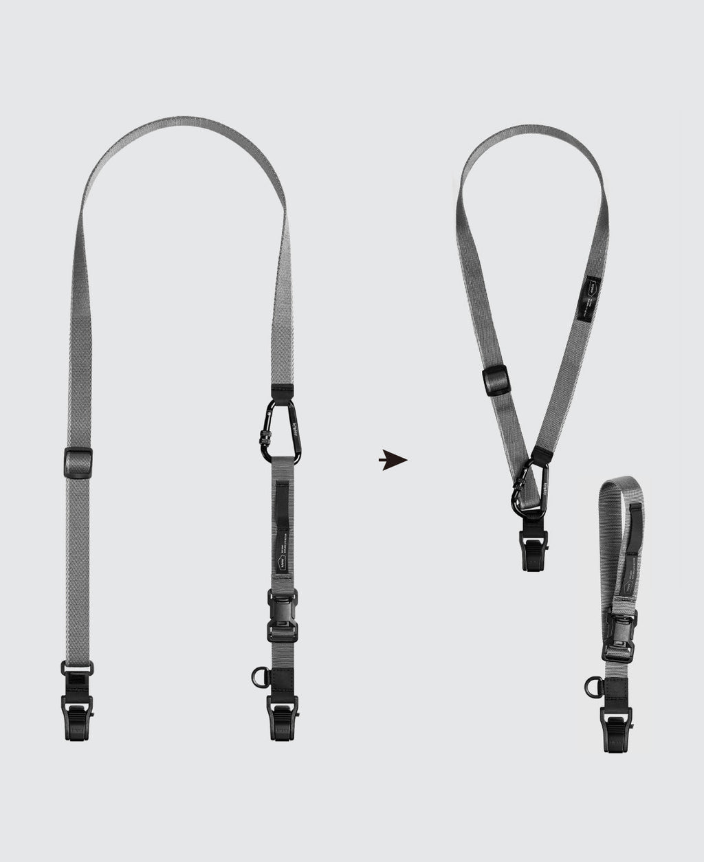 3-in-1 Multi-Use Strap- Stone Grey